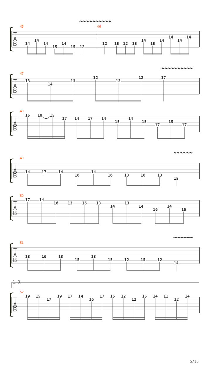 Molto Arpeggiosa吉他谱