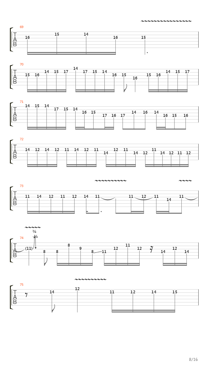 Molto Arpeggiosa吉他谱