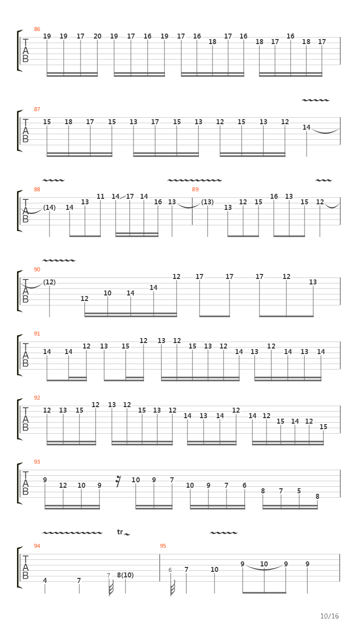 Molto Arpeggiosa吉他谱