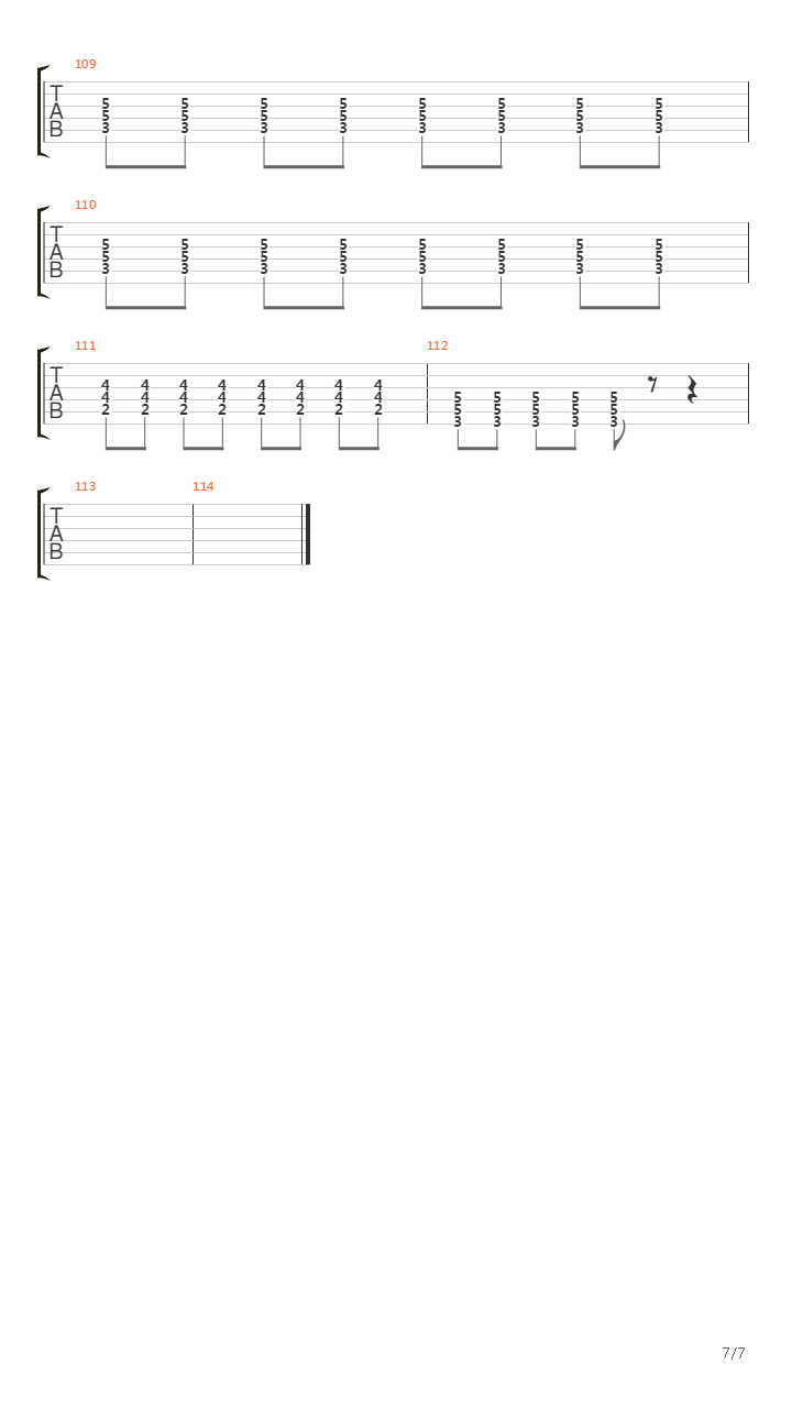 Wrong Turn吉他谱