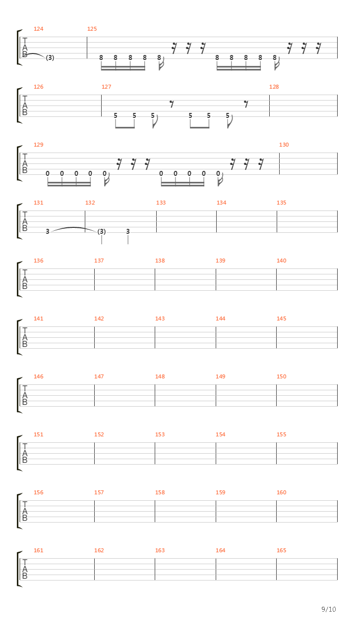 Memorial吉他谱