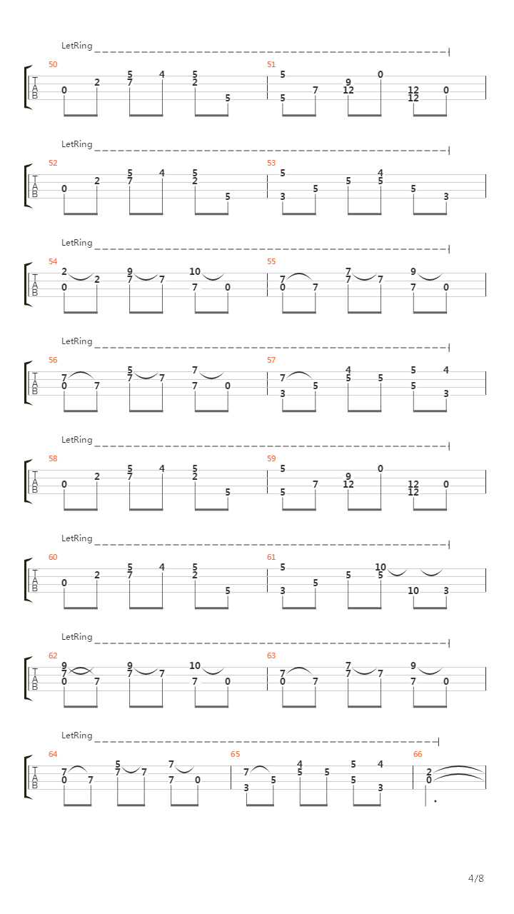 Losing You (bass)吉他谱