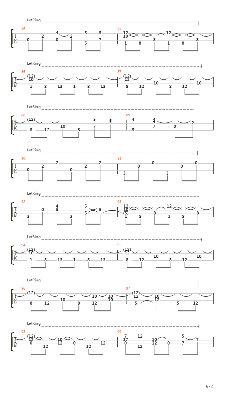 Losing You (bass)吉他谱