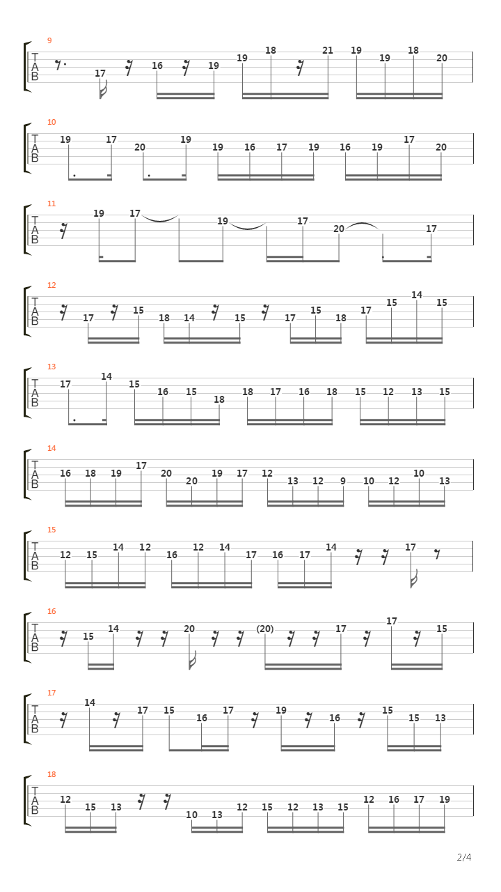 Locked Out of Bass Heaven (Solo)吉他谱