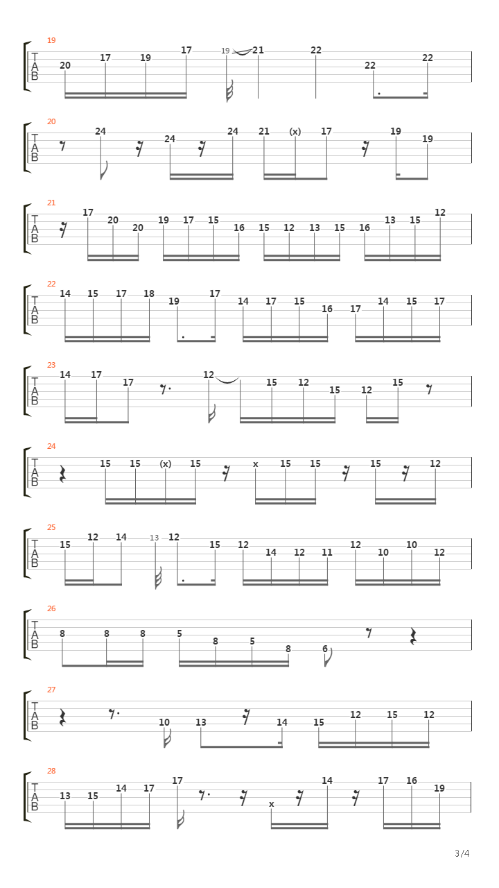 Locked Out of Bass Heaven (Solo)吉他谱
