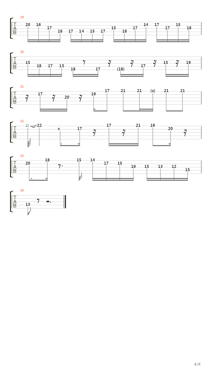 Locked Out of Bass Heaven (Solo)吉他谱