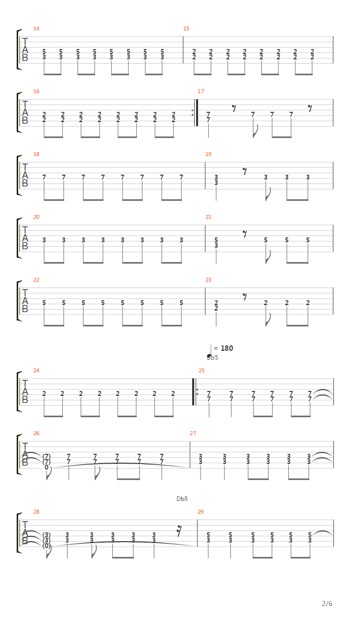 С Крыши吉他谱