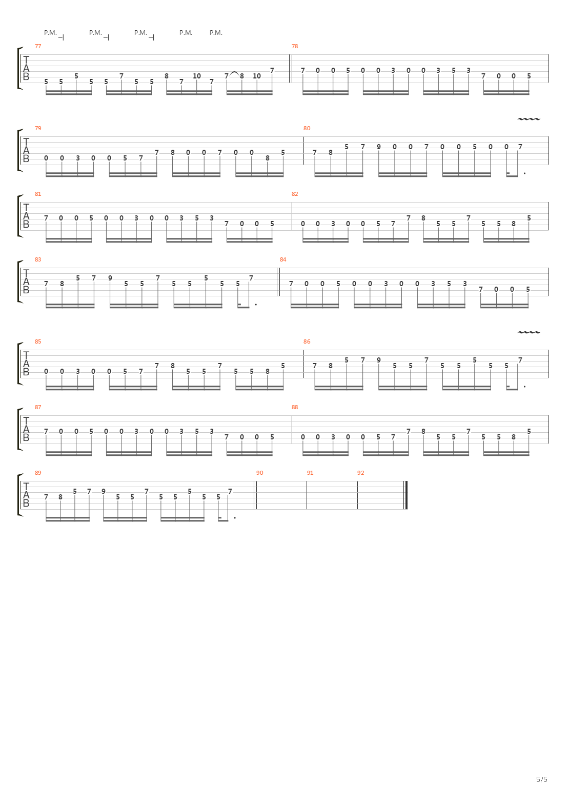 Снимая маски吉他谱