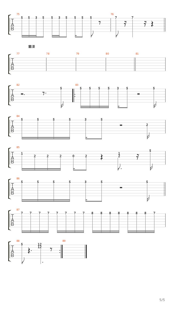 Razamanaz吉他谱