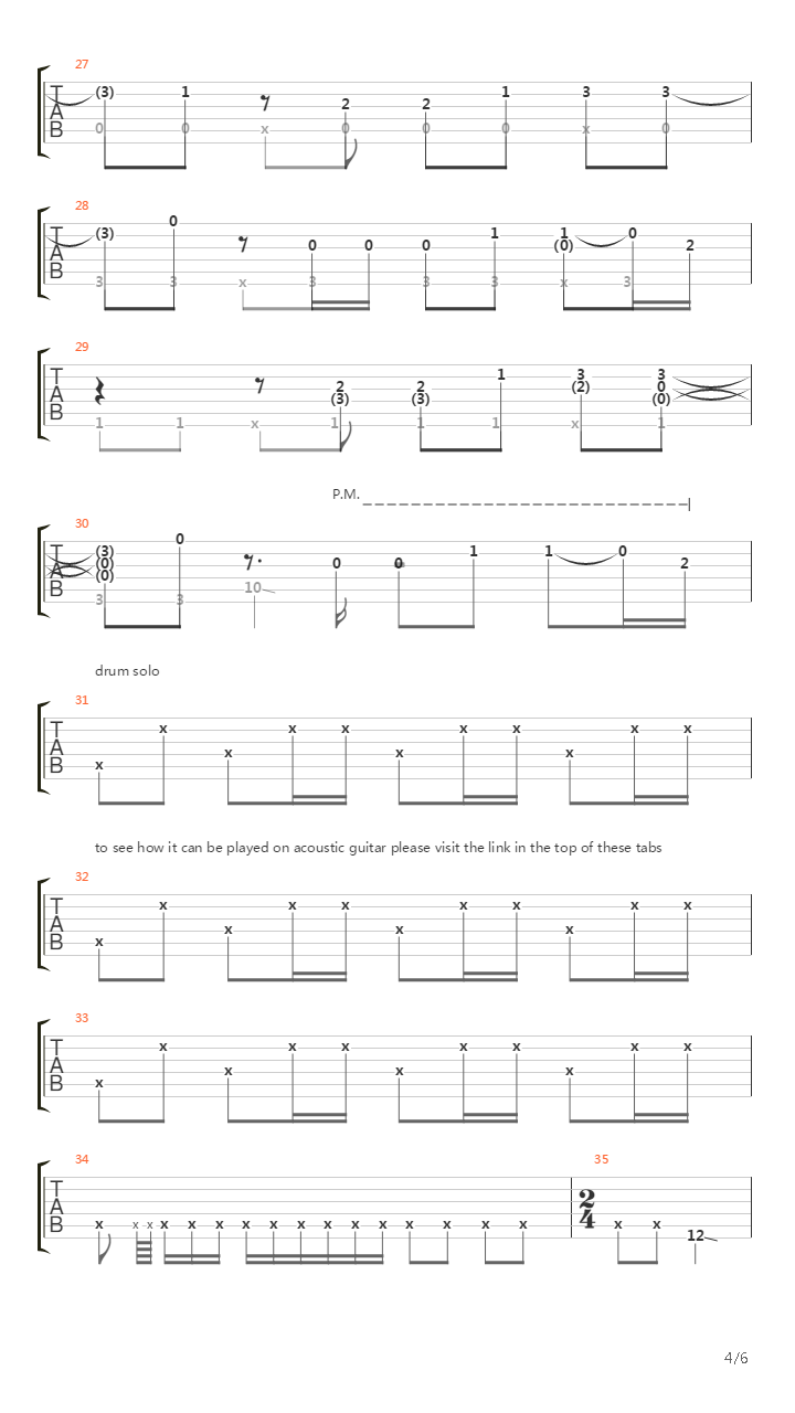 When We Stand Together (arrangement & tabs by Alex Mercy)吉他谱