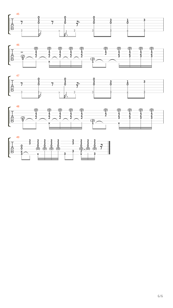 When We Stand Together (arrangement & tabs by Alex Mercy)吉他谱