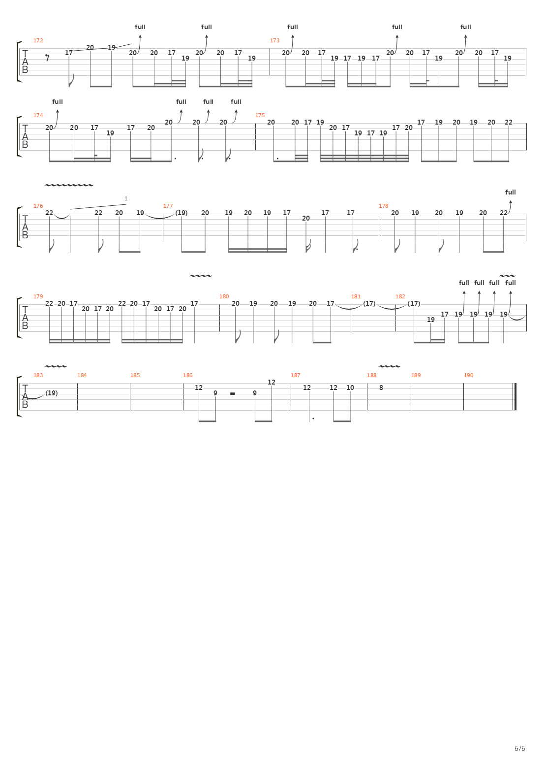 Echo吉他谱