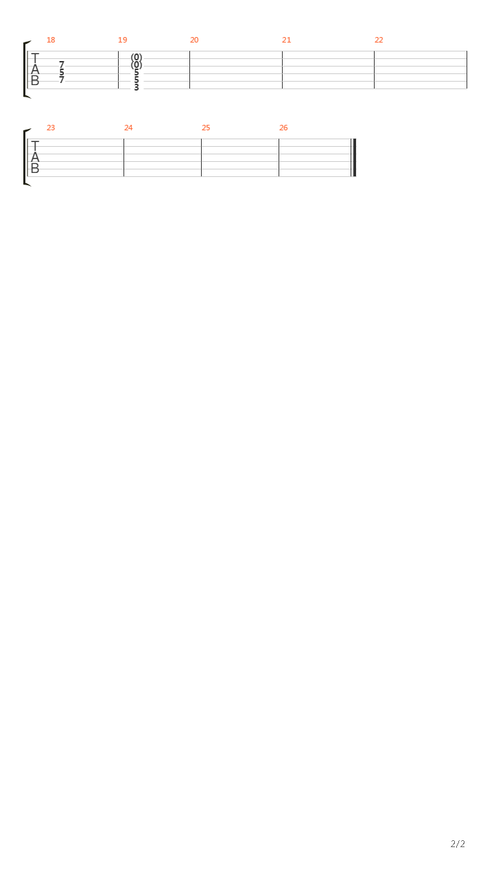Intervention (Alpha)吉他谱