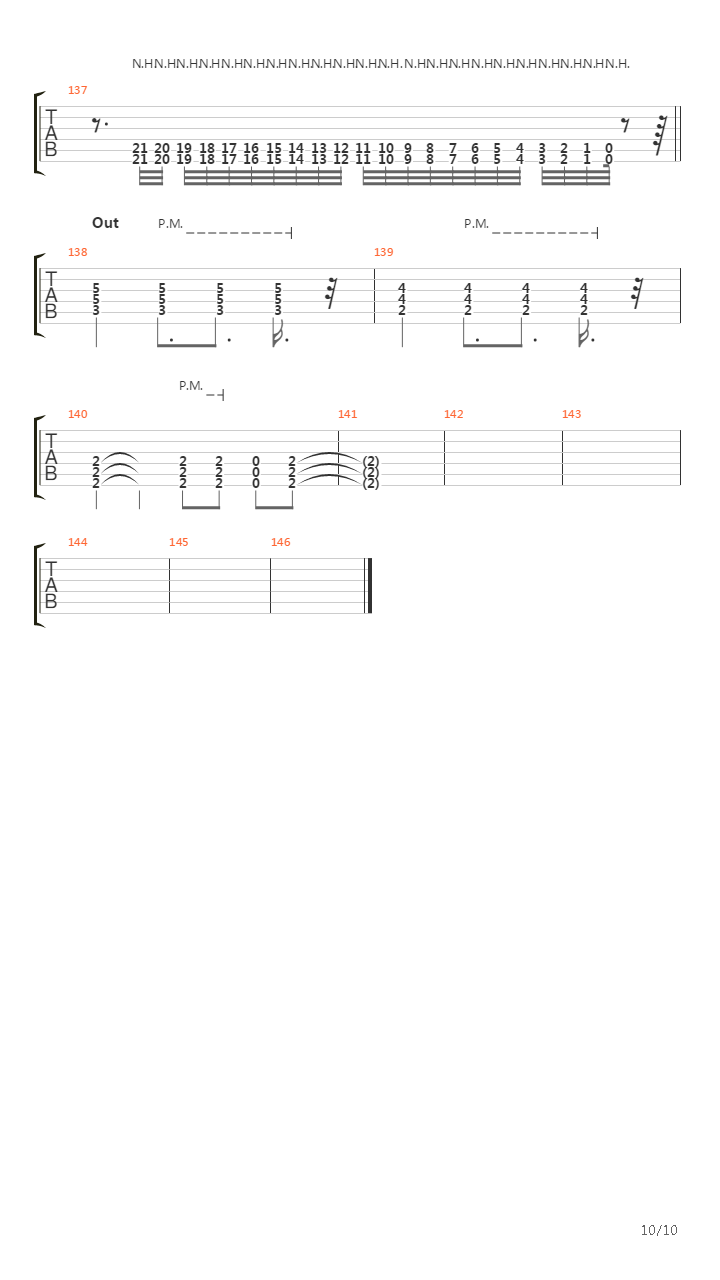 Война吉他谱