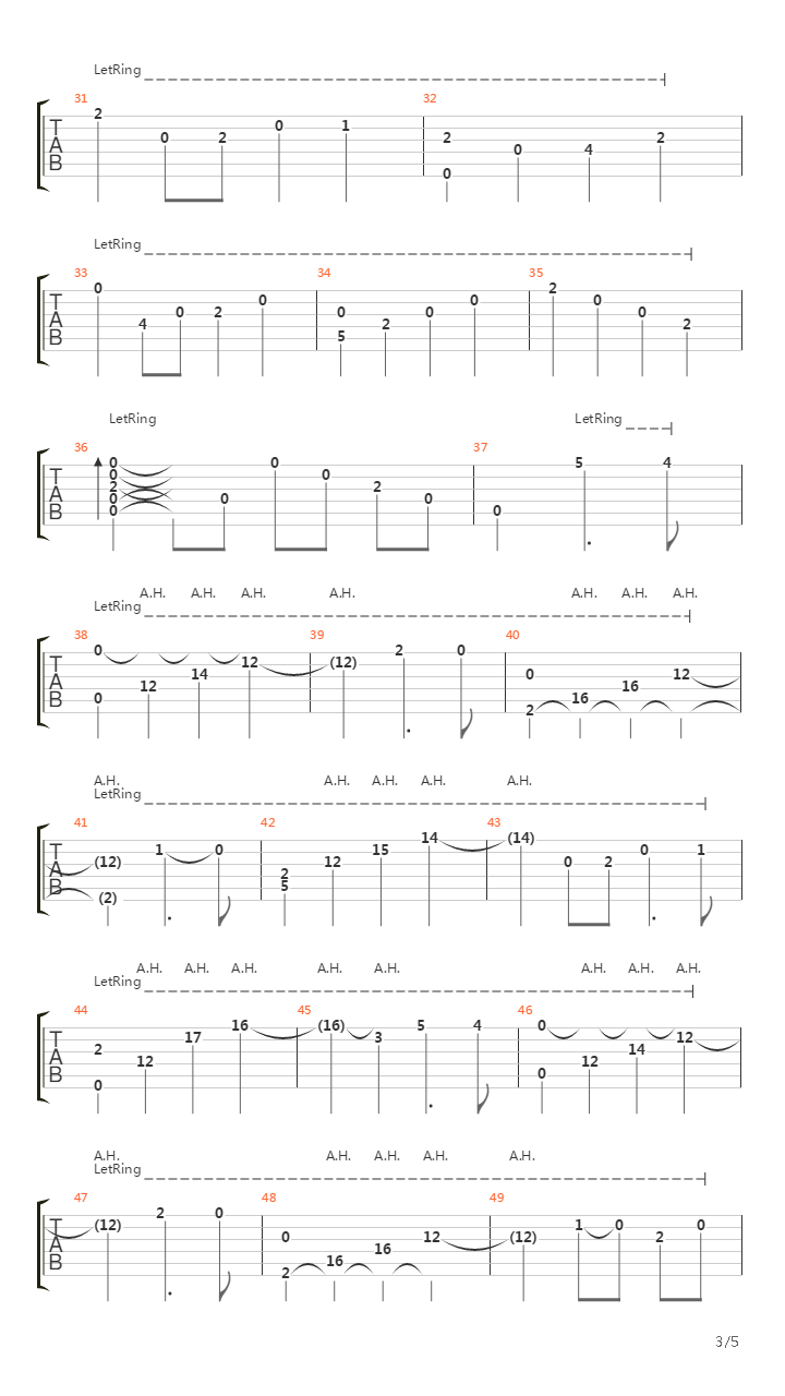 The Promise (Arrangement and Tabs - Alex Mercy)吉他谱