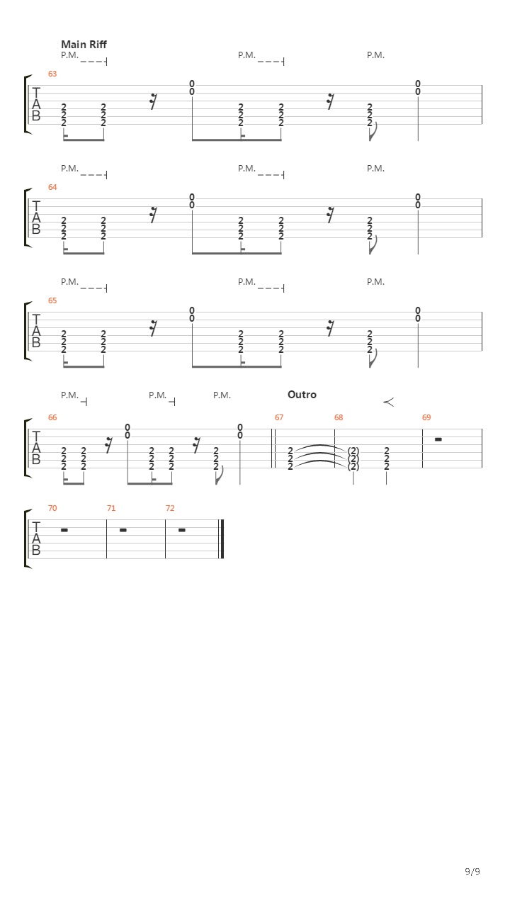 The Bottom吉他谱