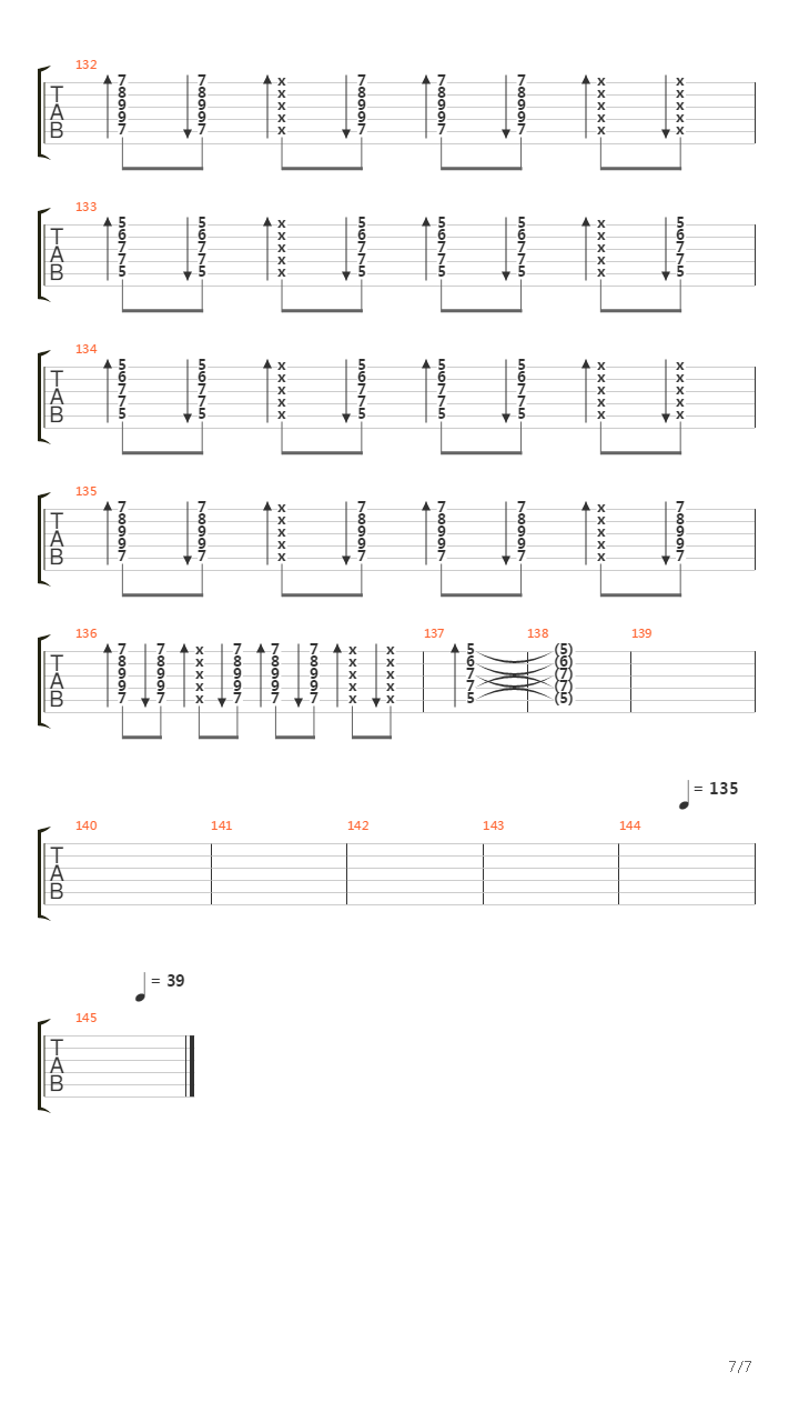 505吉他谱