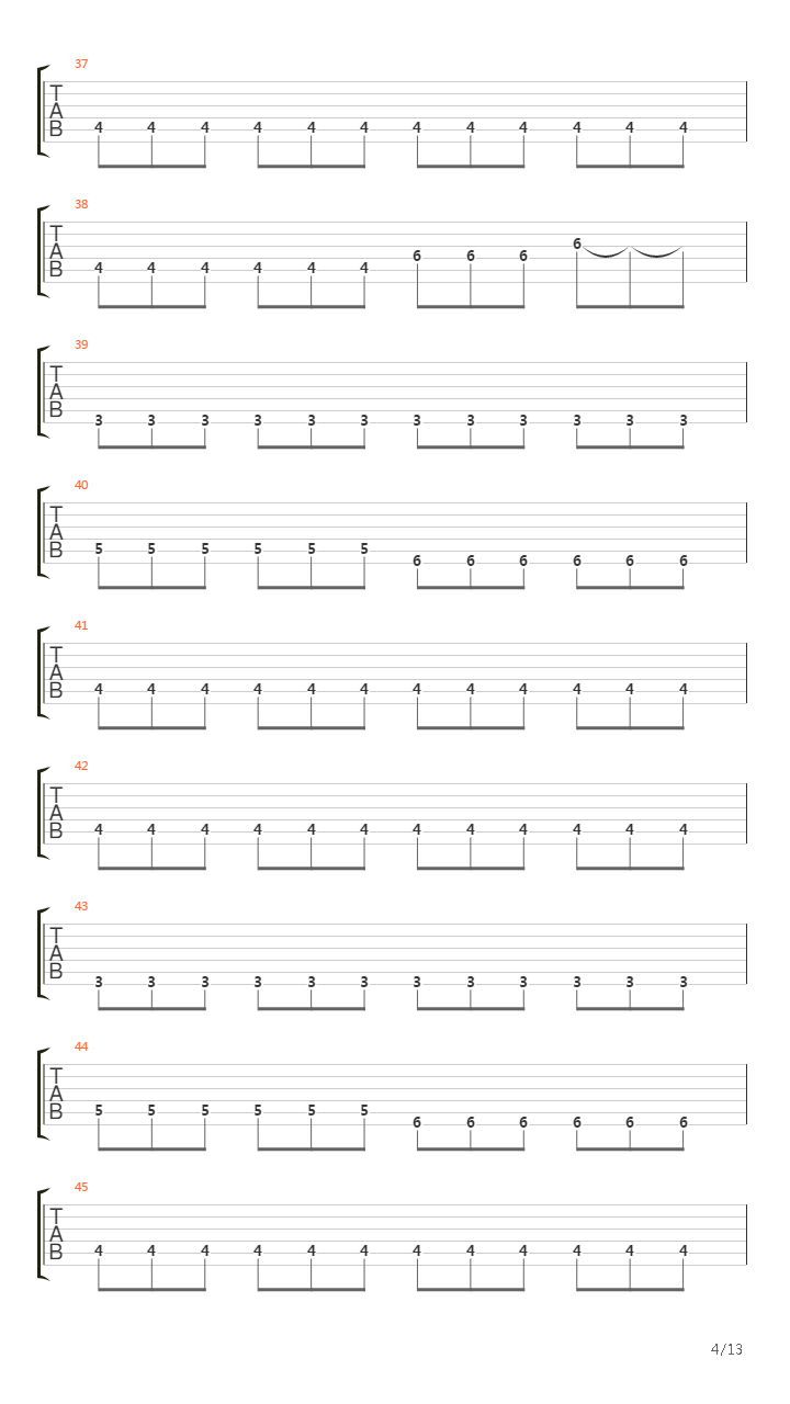 Matador吉他谱