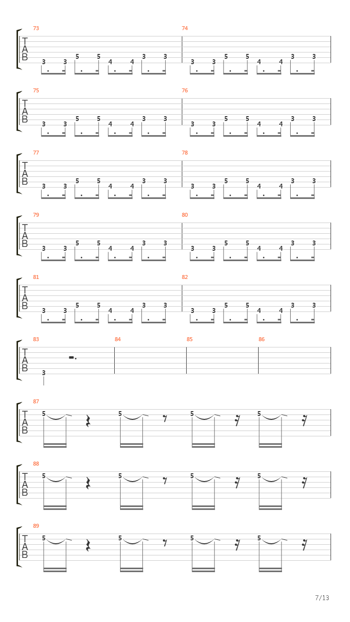 Matador吉他谱