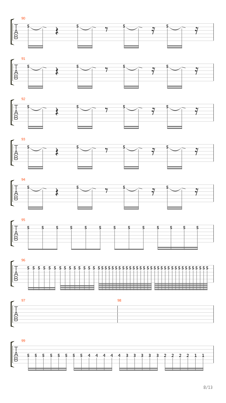 Matador吉他谱