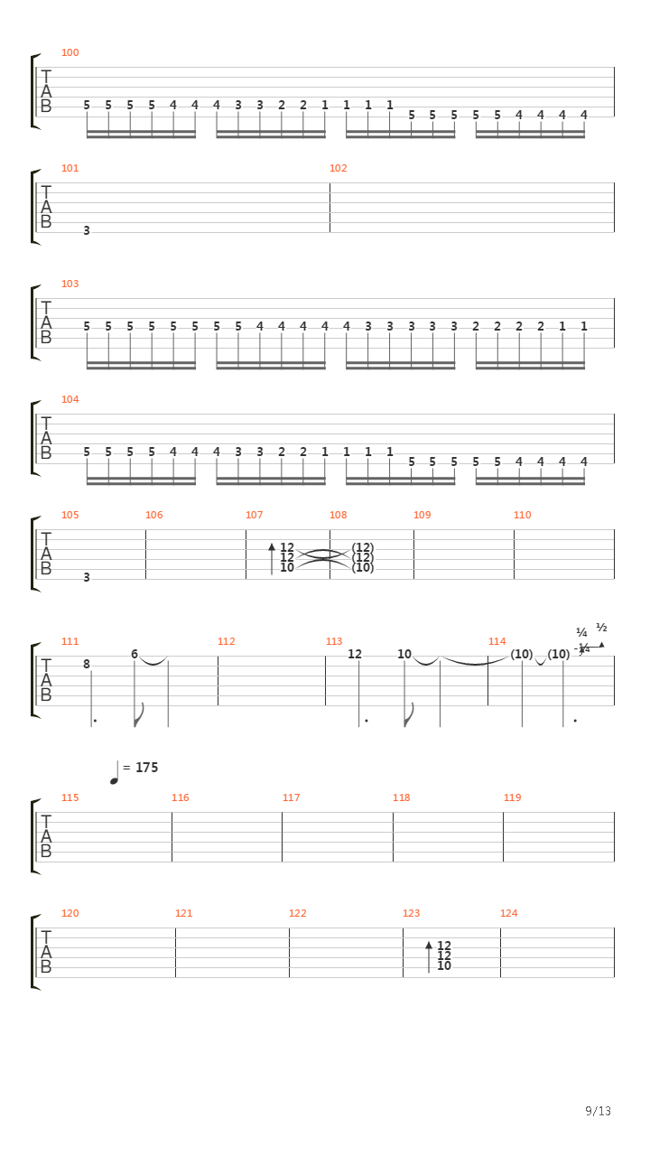 Matador吉他谱