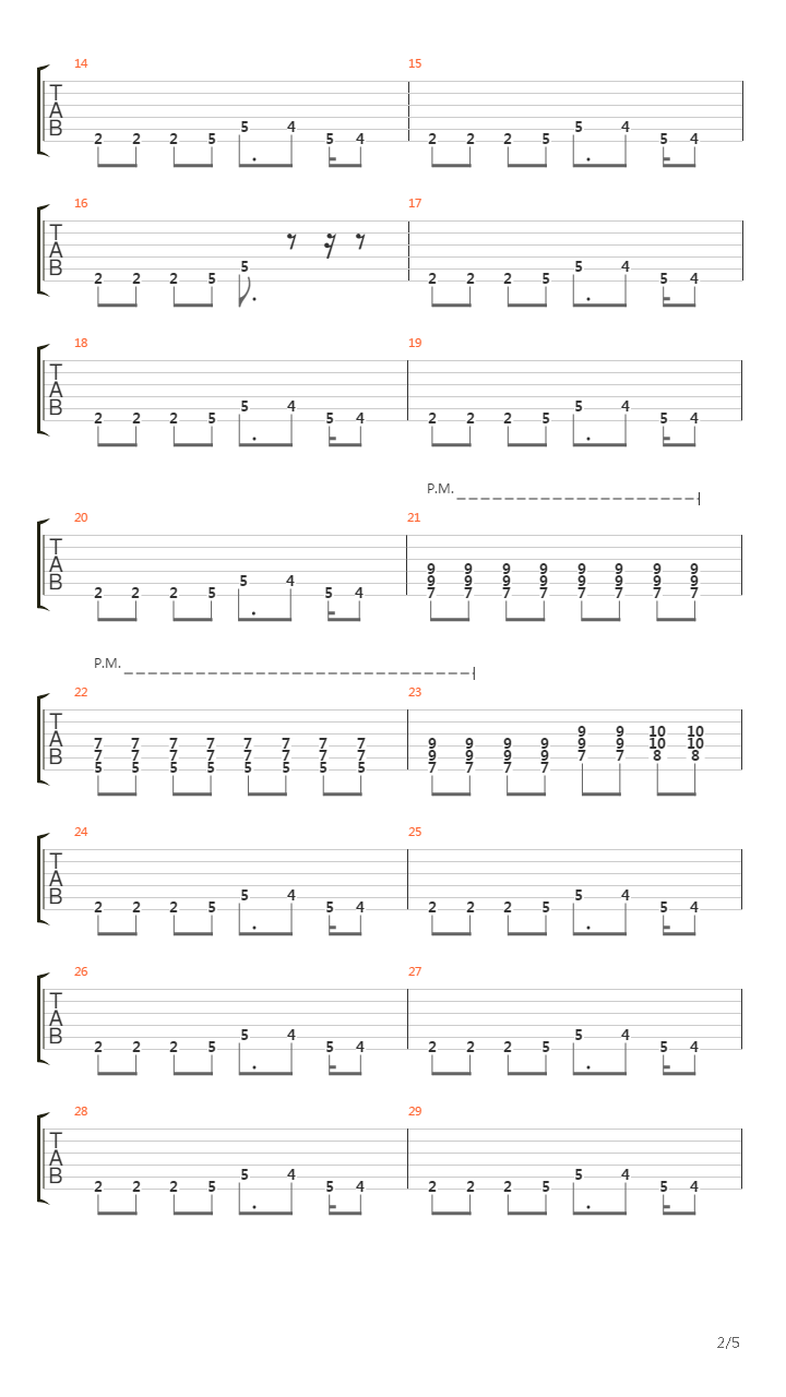 Red Light Indicates Doors Are Secured吉他谱