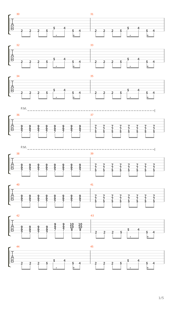 Red Light Indicates Doors Are Secured吉他谱