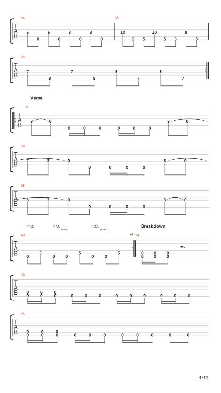 Reflection吉他谱