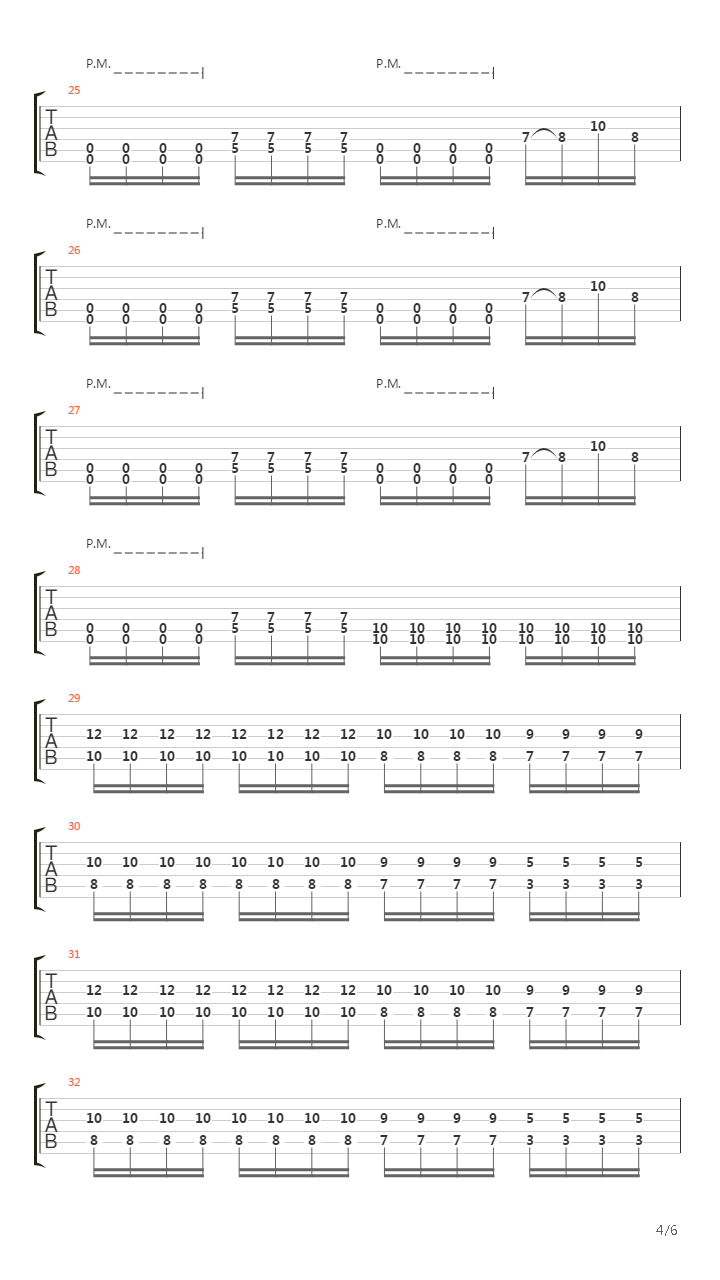 Repeating Yesterday吉他谱