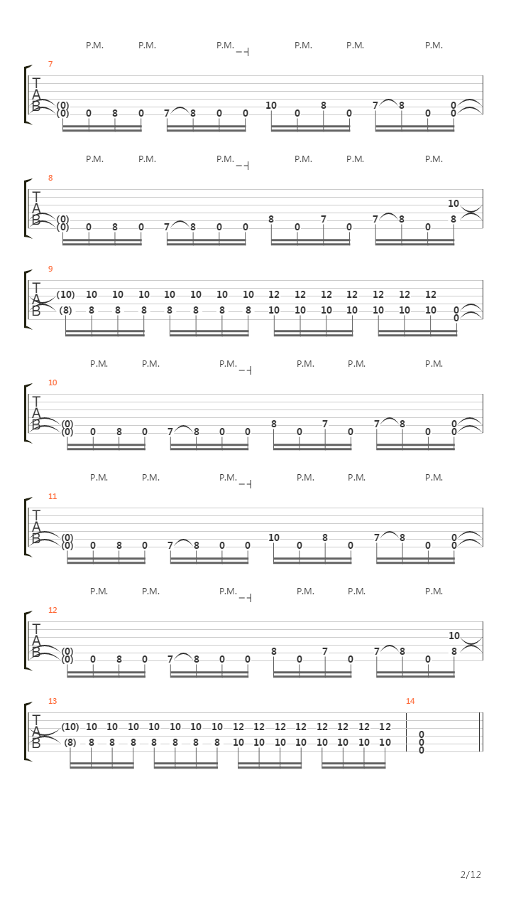 The Death of Me吉他谱