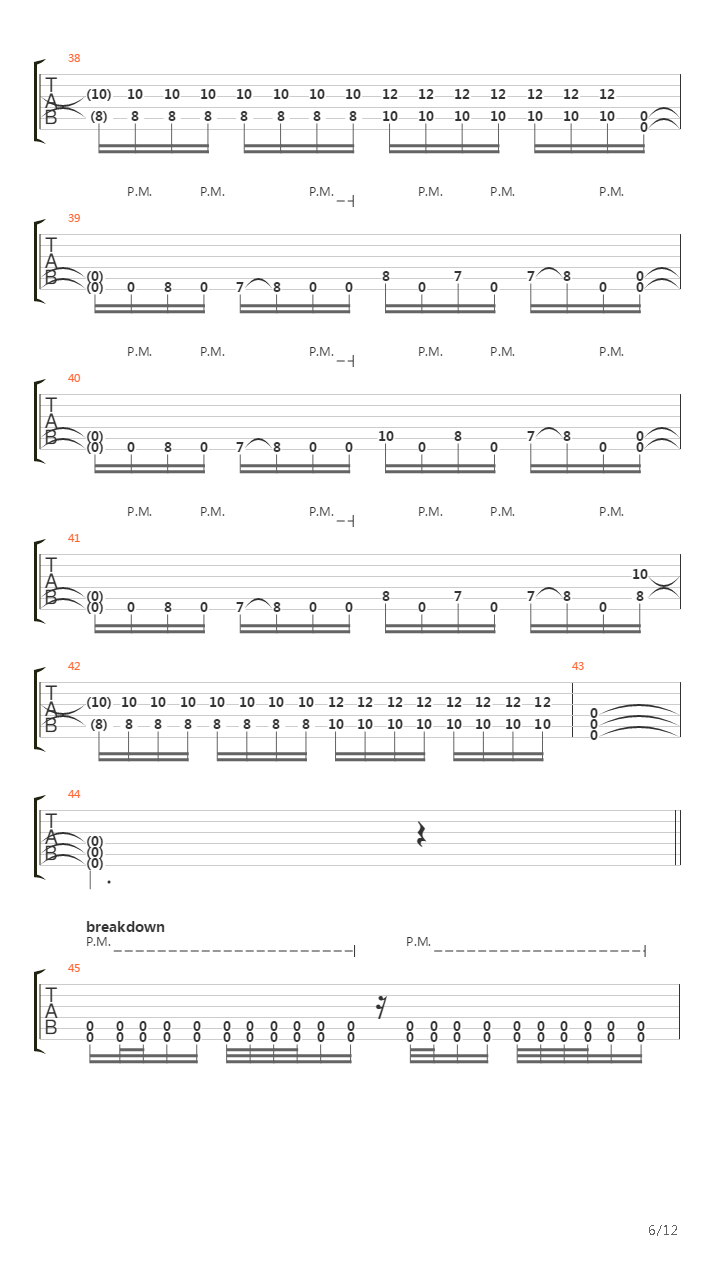 The Death of Me吉他谱