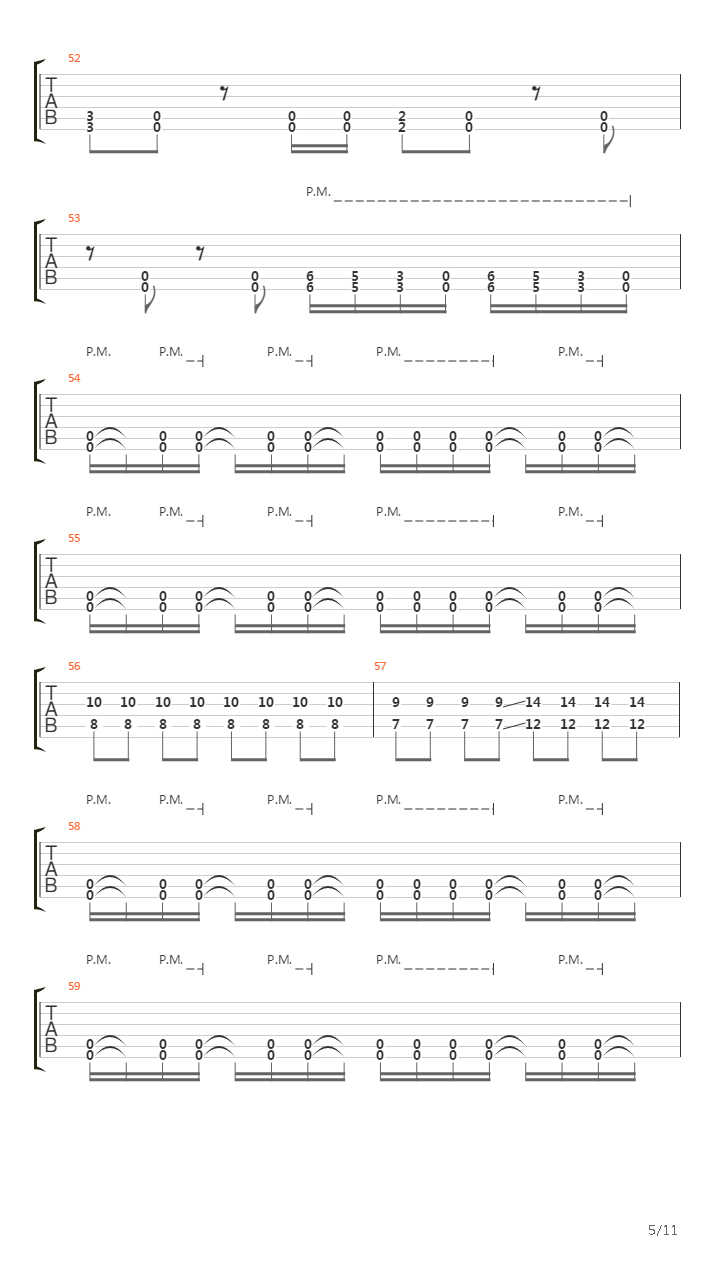 White Line Fever吉他谱