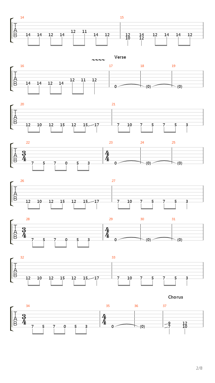 The Worm吉他谱