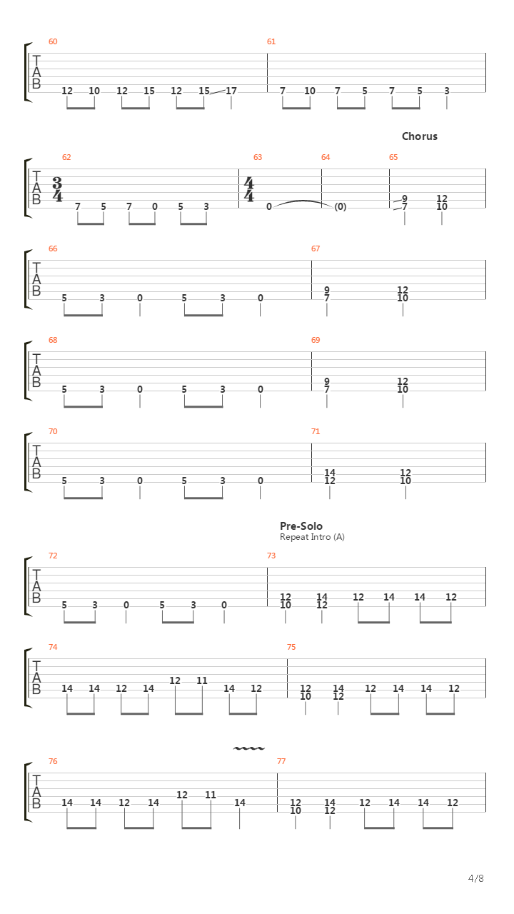 The Worm吉他谱