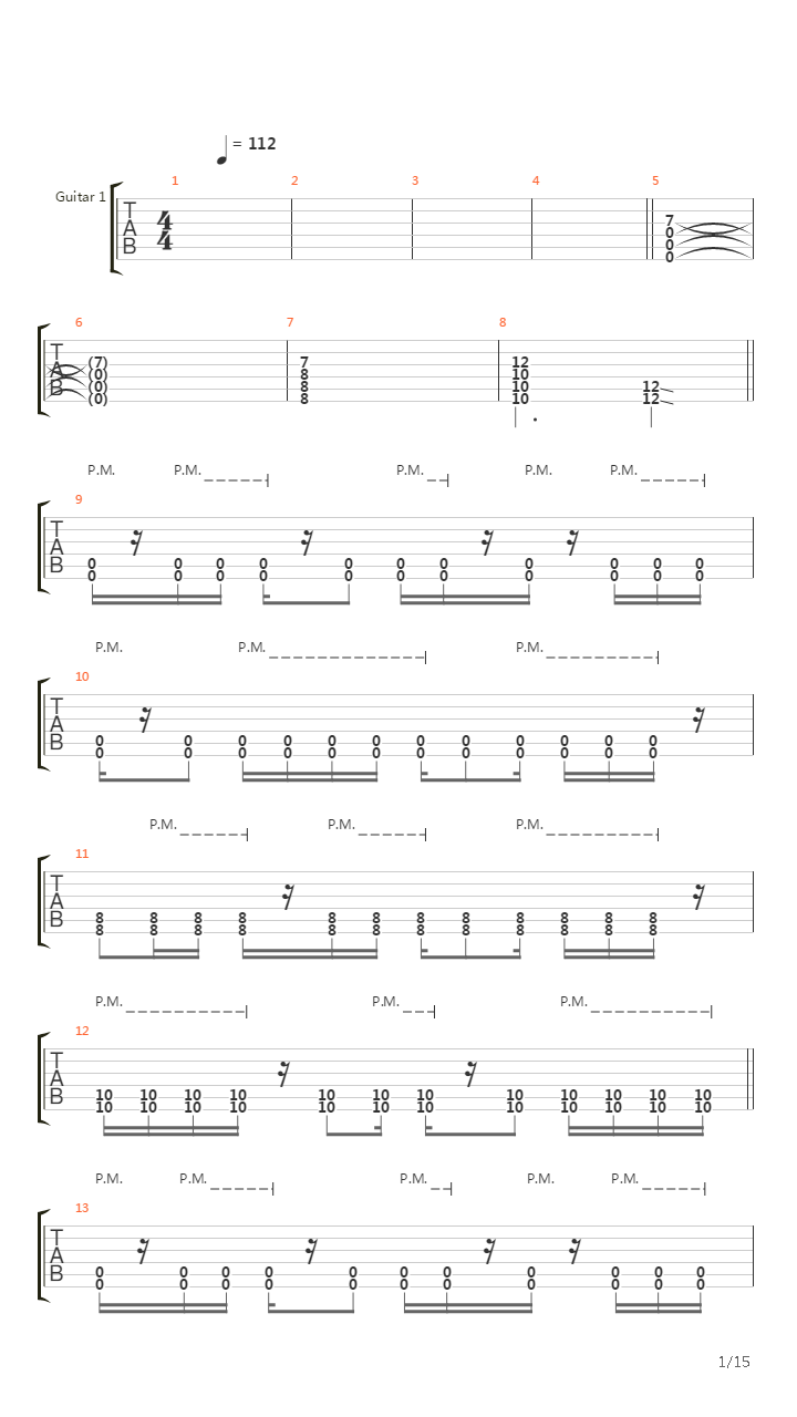 Red fault line吉他谱