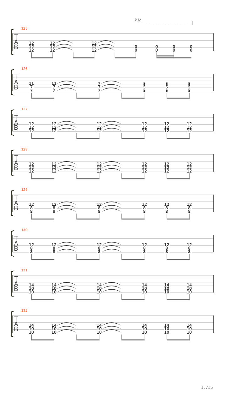 Red fault line吉他谱