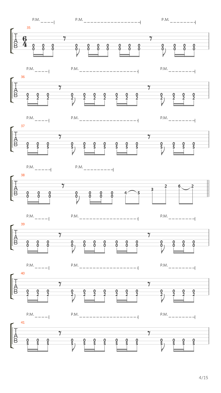 Red fault line吉他谱