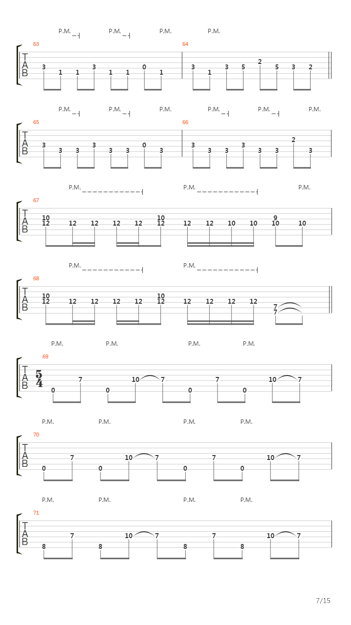 Red fault line吉他谱