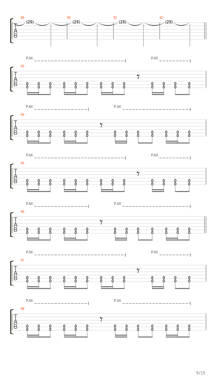 Red fault line吉他谱