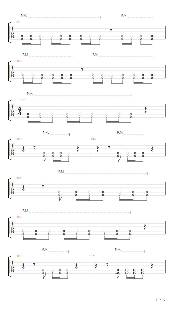 Red fault line吉他谱