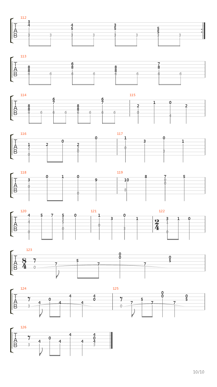 A Little Piece of Heaven (arr. by Daniel Asbun)吉他谱