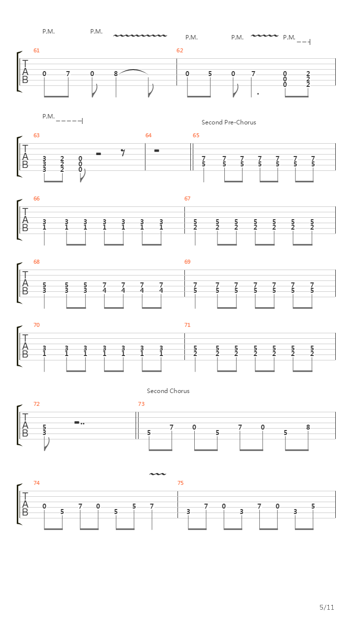 Heretic吉他谱