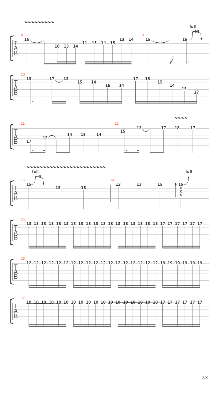 Nightmare (Solo per. by David Escobar)吉他谱