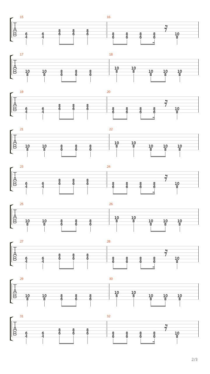 Along The Way吉他谱