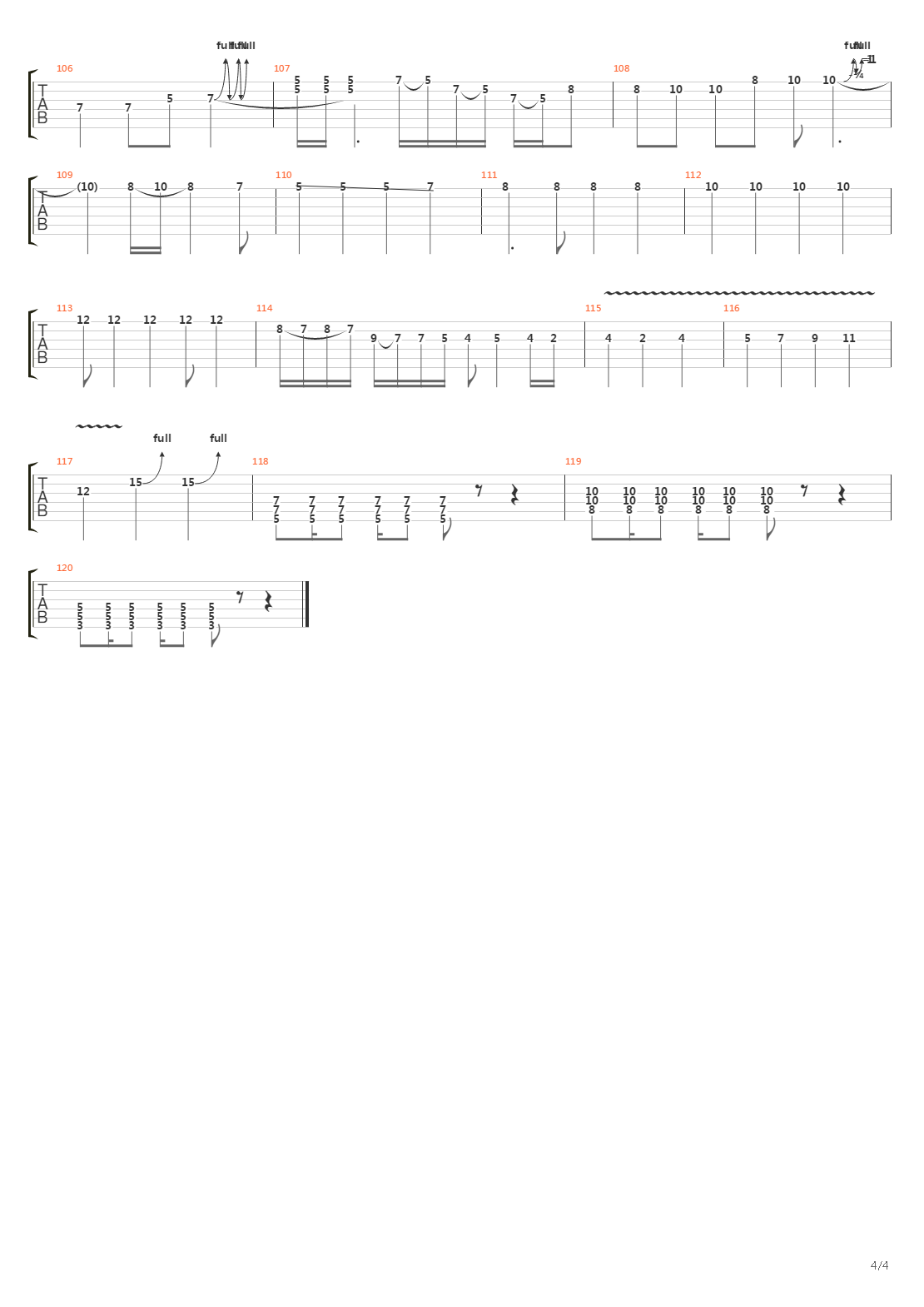 Generator吉他谱