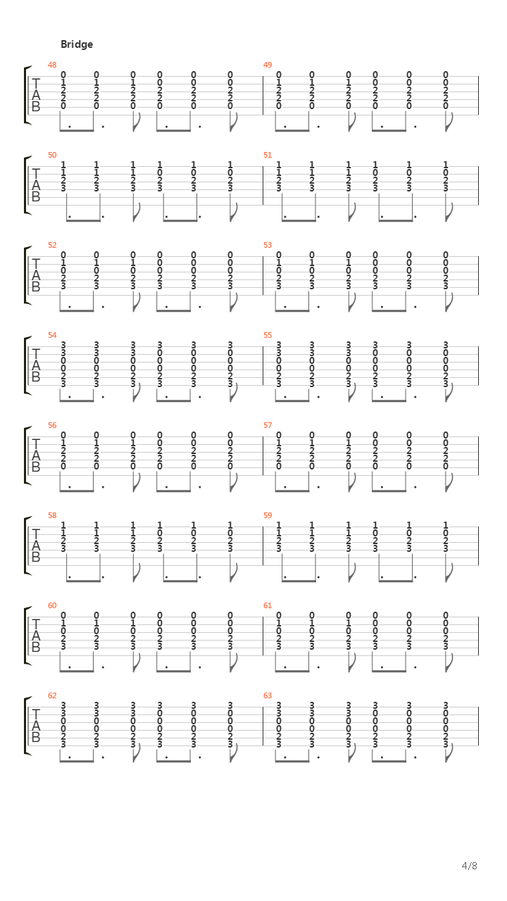 Generator吉他谱