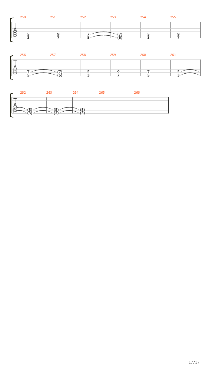 The Messenger吉他谱