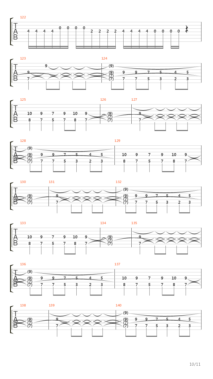 At The Left Hand Ov God吉他谱