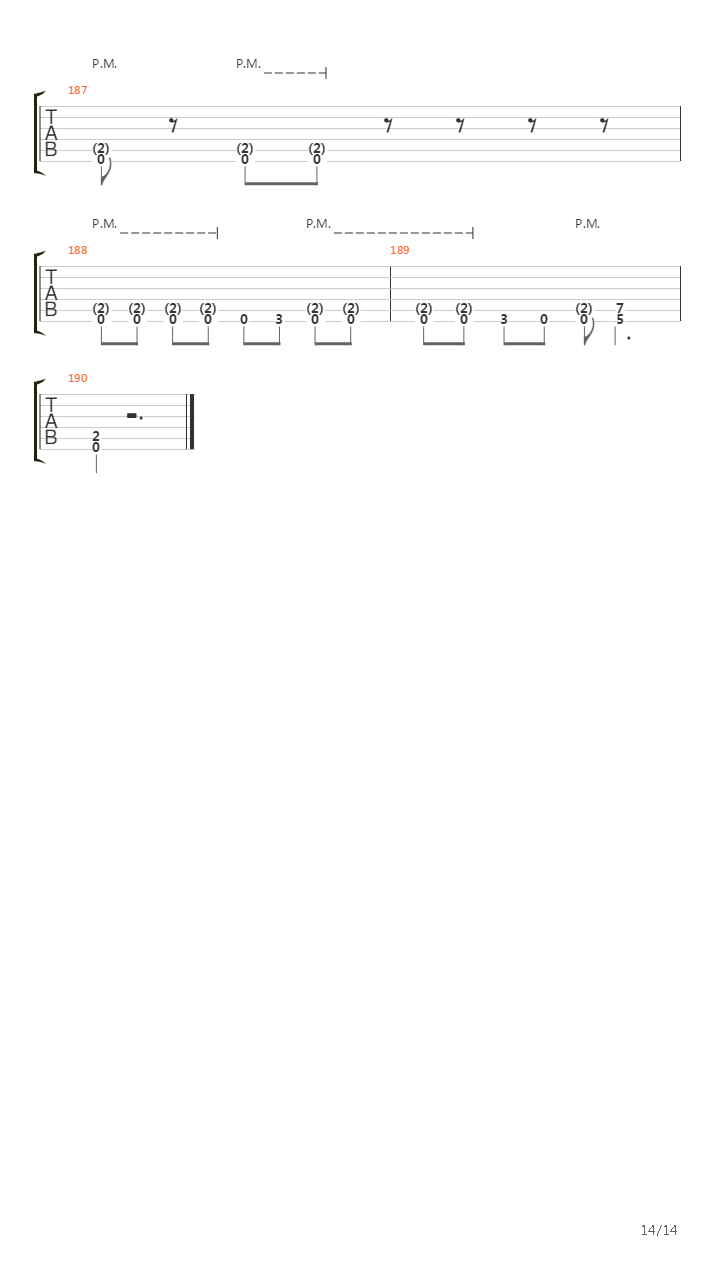 Southern Dissolution吉他谱