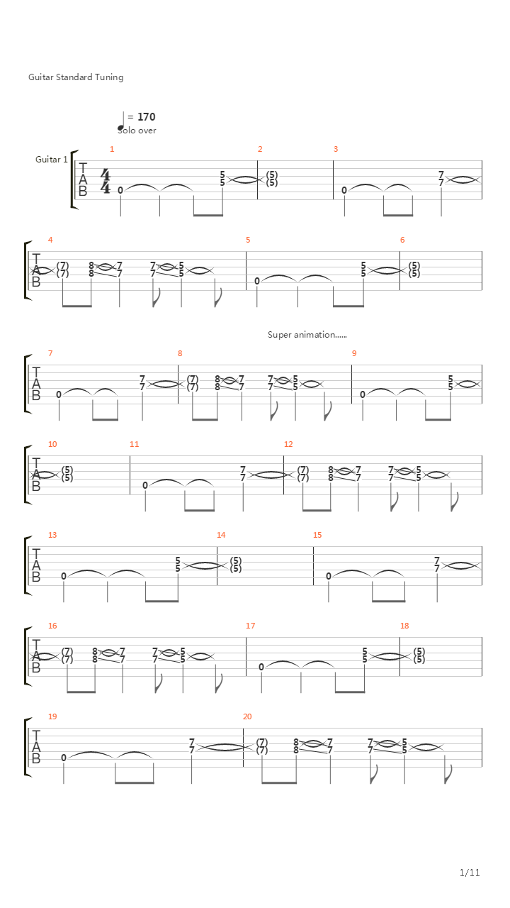 All Moving Parts Stand Still吉他谱